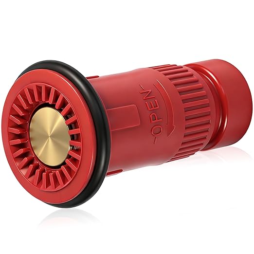 Happy Tree 1" NPSH Fire Hose Nozzle Thermoplastic Fire Equipment 22 gpm