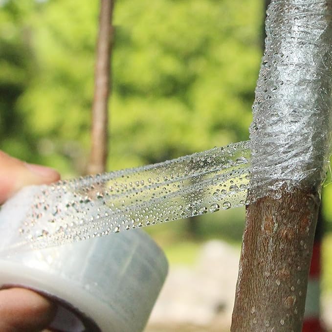 2 Pcs Plant Tape,Parafilm Grafting Tape for Fruit Trees,Floral Tape Grafting Tools,Membrane Clear Floristry Film