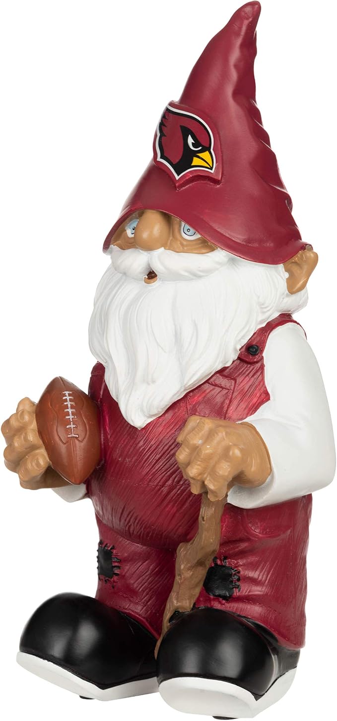 NFL Resin 11.5" Team Logo Outdoor Garden Statue Gnome