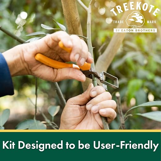 Treekote Grafting Kit - Includes Pruning Knife, 4oz Grafting Wax, 30ft Grafting Tape and Detailed Instructions