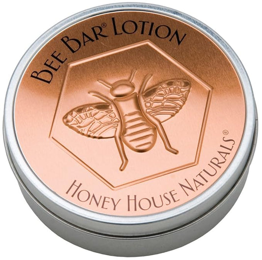 Honey House Naturals Hawaiian Bee Bar Beeswax Lotion for Skin Hand Cream & Solid Lotion, Unisex, 1 Count, 2 Oz