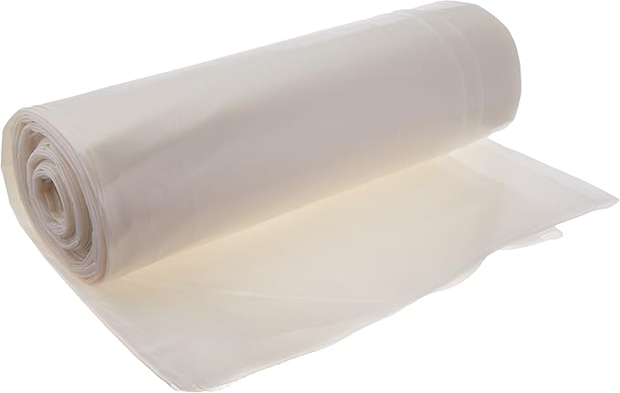 Frost King P1025/6W Polyethylene Sheeting, 10' x 25' x 6 mil., Clear (Pack of 6)
