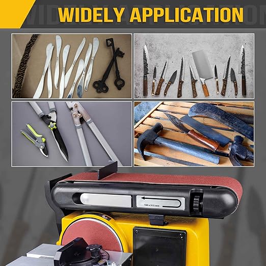 1-1/8 x 21 Inch Sanding Belt, 10 Pcs 320 Grit Aluminum Oxide Knife Sharpener Belts Work Sharpening for Belt Sander Knife Carving Tool Metal Working