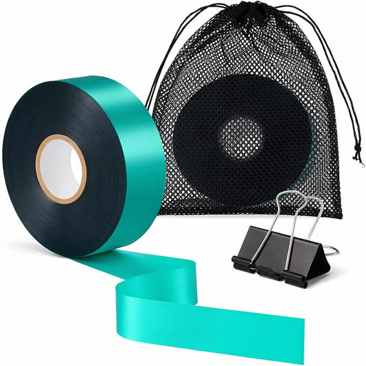 Plant Tie Tape, 1 in x 197 ft Stretchable Green Garden Tape for Plants, Soft Non-Adhesive PVC Plant Ties for Tomatoes, Grapes, Vines, Trees, Branches & Climbing Plants