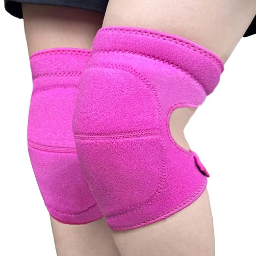 Garden Knee Pads for Women Men, Extra Thick Knee Padding for Gardeners Cleaners Carpenters, Waterproof Kneeling Cushion for Concrete Flooring Work, Comfortable & Lightweight, Pink M (1Pair)