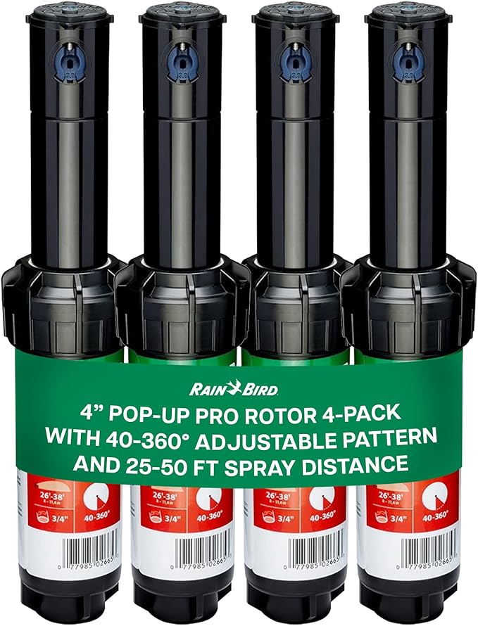 Rain Bird Rotor Heads 5000 Rotor Sprinkler Heads. 4-Pack
