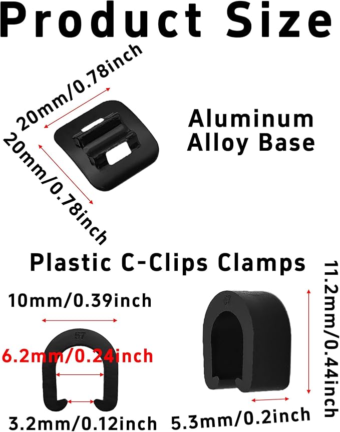 C-Clips Clamps Housing Hose Guide