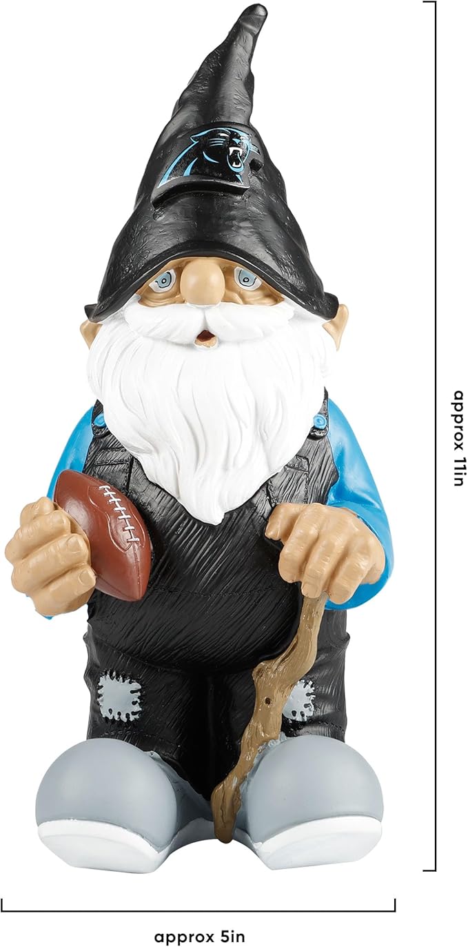 NFL Resin 11.5" Team Logo Outdoor Garden Statue Gnome