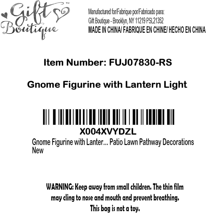 Outdoor Garden Gnome Statue with Solar Lantern Light Resin Yard Decor Patio Lawn Pathway Figurine Holiday Decoration Gnome Gift for Women Mom