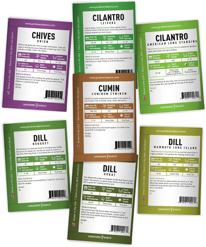 35 Medicinal Herb Seeds Variety Pack – Heirloom Non-GMO Healing & Culinary Herbs for Planting – Apothecary, Tea & Homestead Garden Kit