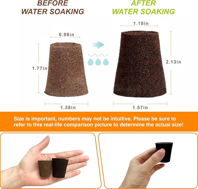 Round Hydroponics Grow Sponges 20 Pack