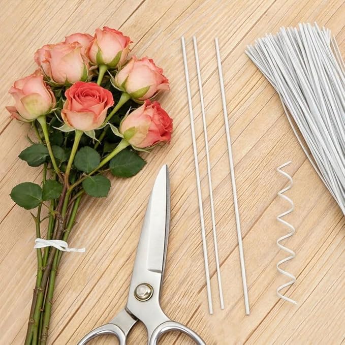 200 PCS Twist Ties for Plants, 7.8 Inch Garden Twist Ties Reusable White Cable Tie with Rugged Metal Innercores for Bread Cake Pop Candy Bags Cable Organization Christmas Tree Gardening Decor