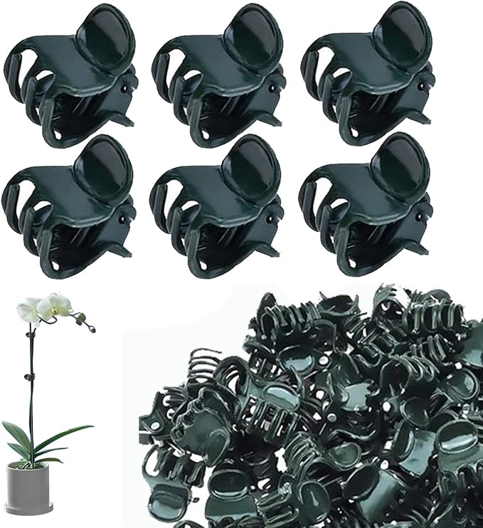 Plants Orchid Support Clips Plant Clips Orchid Clips Flower Vine Clips for Supporting Stems Vines Stalks Climbing Plant Grow Upright 30PCS Tiny Size