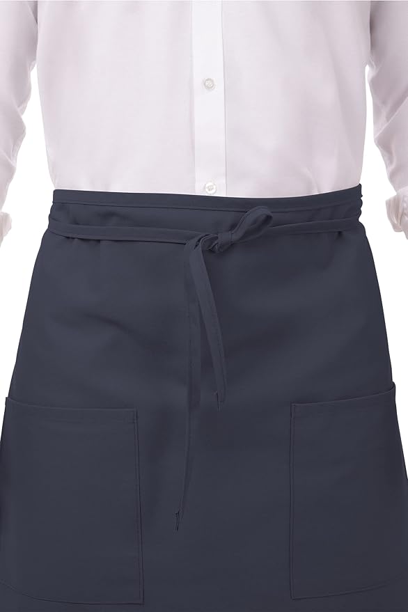 Chef Works Unisex Two Pocket Bistro Apron