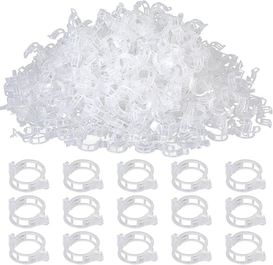 100PCS Plant Support Clips, Tomato Clips, Vine Clips for Climbing Plants to Prevent Tomatoes from Pinching or Falling Off