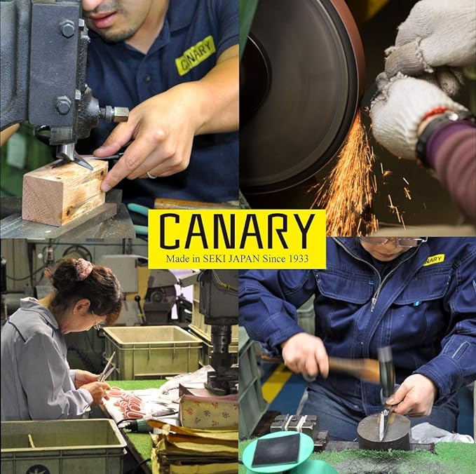 CANARY Carpet Cutter Tool Heavy Duty 8" Carpet Scissors for Rug, Artificial Grass, Metal Mesh, Cardboard, Wallpaper, Japanese Stainless Steel Blade, Made in JAPAN