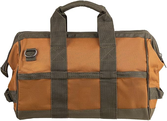 Bucket Boss Gatemouth 16 Tool Bag in Brown, 60016, 15 liters(Brown)
