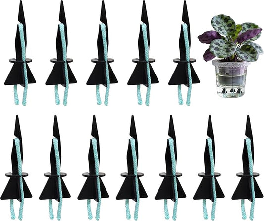 Plants 12 Pcs Self Watering Spikes for Indoor Outdoor Plants Adjustable Automatic Plant Stakes Devices Slow Release Valve DIY Drip Irrigation Vacation Fits Most Bottles