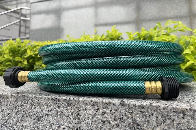 1/2" Short Garden Hose -10Ft for Lawn, Boat Hose, Flexible and Lightweight,No Leaking, Durable PVC Hose
