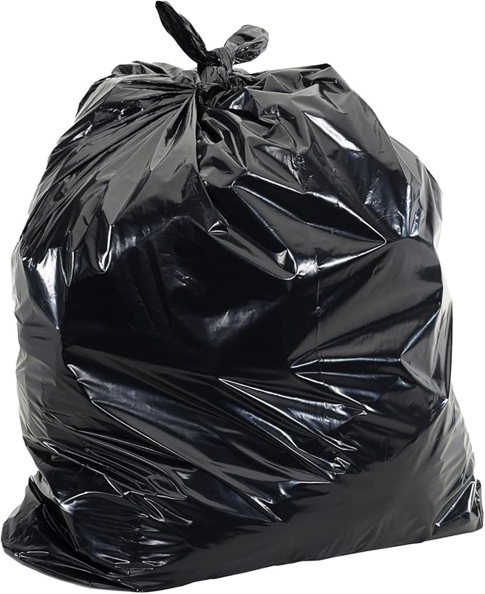 Ultrasac Heavy Duty 55 Gallon Black Trash Bags - (Value 50 Pack) - 1.5 MIL equivalent Industrial Strength Plastic 37" x 54" for 50-55 Gal Cans -Fits Toter, Rubbermaid Brute, Carlislie Bronco etc.