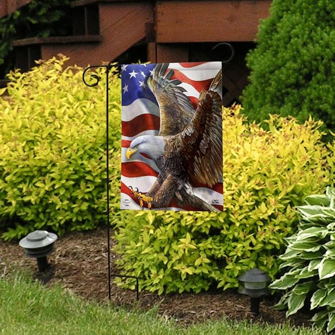 Briarwood Lane American Freedom Eagle Garden Flag
