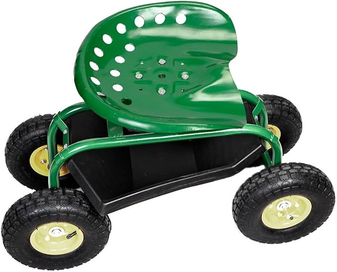 Rolling Work Seat with Tool Tray from TNM