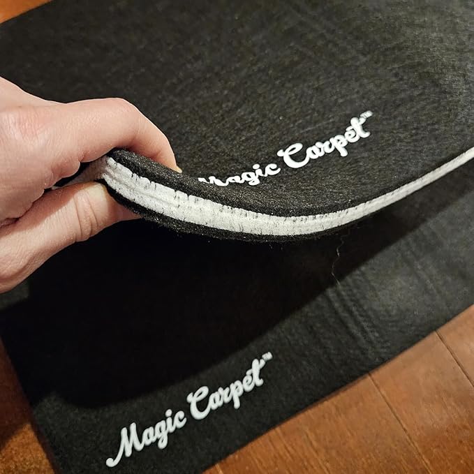 Magic Carpet® DIY Work Mat and Kneeling Pad (2-Pack) | 15.75″ × 21.25″ | Heavy-Duty Absorbent & Puncture-Resistant Pad for Garage, Crafts, & Gardening | Washable | Made in USA | Recycled Material