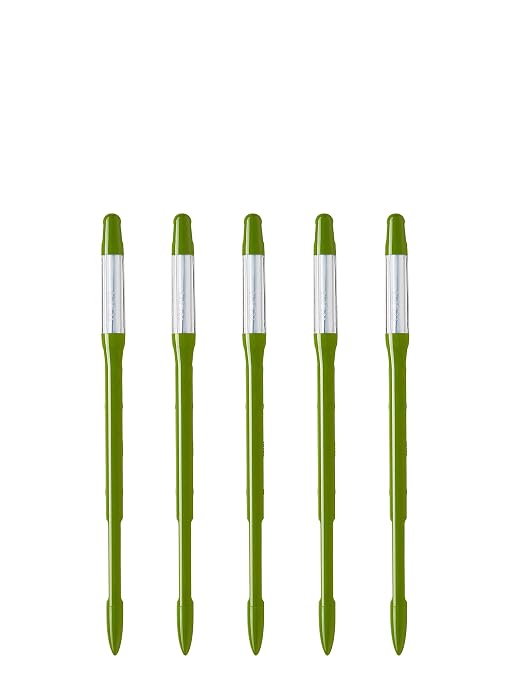 Sustee Aquameter, Set of 5, Plant Soil Moisture Sensor (Green, Medium)