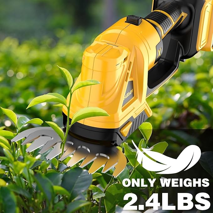 Cordless Hedge Trimmer for Dewalt 20V MAX Battery (No Battery) - Electric Hedge Trimmer Cordless Grass Trimmer, Bush Trimmer & Grass Shears for Yard，Brushless Motor，Powerful & Lightweight