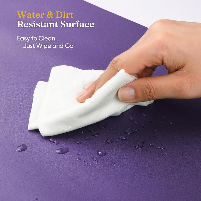 Grenebo High-Density NBR Foam Garden Kneeling Pad, 1.6" Extra Thick Gardening Pad for Kneeling, Ultra Soft Kneeling Pad for Gardening, Work, Exercise, Yoga, 17.3×11×1.6 in (1, Purple)