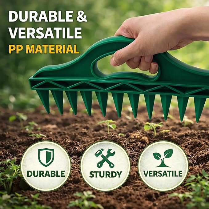 Professional Garden Dibber, Seed Spacing Tool, Multifunctional Soil Spacer for Planting Seeds, Easy Seed Placement, Portable Gardening Essential for Vegetables & Flowers (1PC)