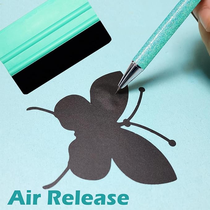Craft Weeding Pen Tool Set, Essential Adhesive Vinyl Kits, Precision Pin Pen Tools for Cricut Air Silhouette Siser Oracal Accessories, Turquoise