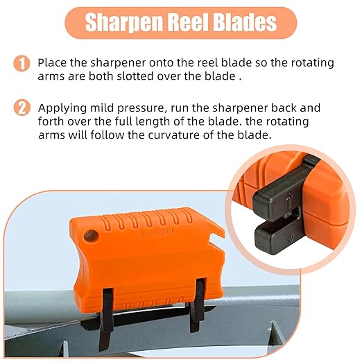 Reel Mower Blade Sharpener Kit - Orange