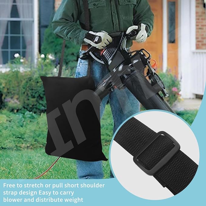 5140125-95 Leaf Blower Vacuum VAC Shoulder Bag for Black & Decker Replaces 5140117-99, Fits BV2900 BV3100, 5140117-99 Replacement Leaf Bag
