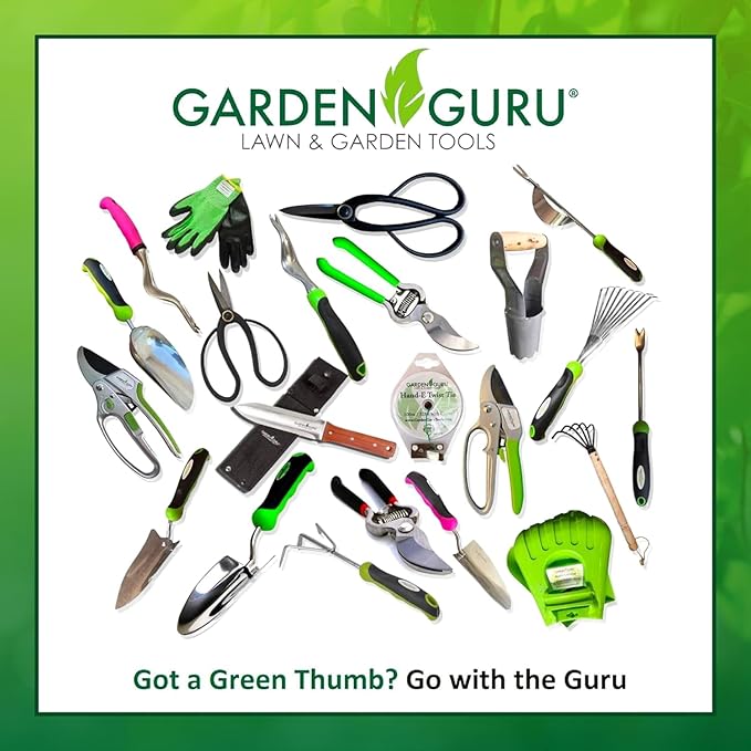 GARDEN GURU Bypass Loppers Tree Trimmer Clipper – Compact 15-inch High Carbon Steel Blade Gardening Loppers Pruning Shear Comfort Grip Handles Heavy Duty Branch Cutter Thick Branches w Ease (4 Pack)
