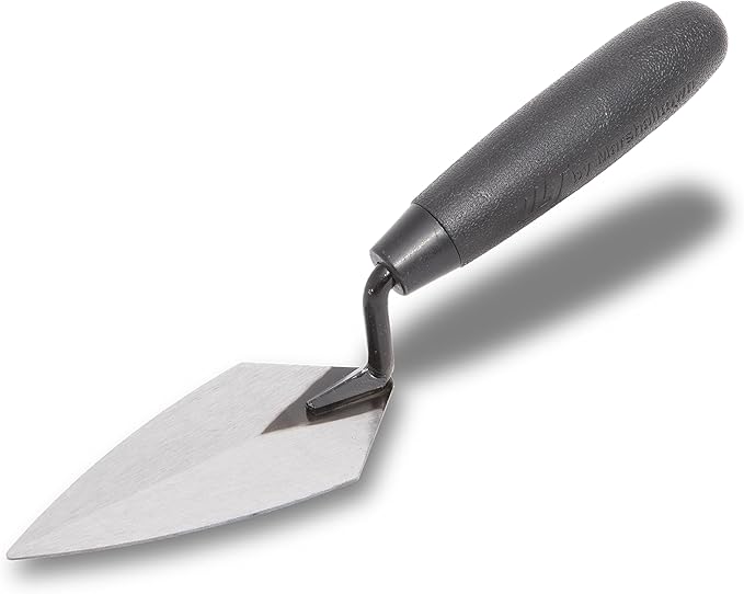 MARSHALLTOWN QLT Pointing Trowel, 7 x 3 Cement and Mortar Finishing Tool, Plastic, PTP73