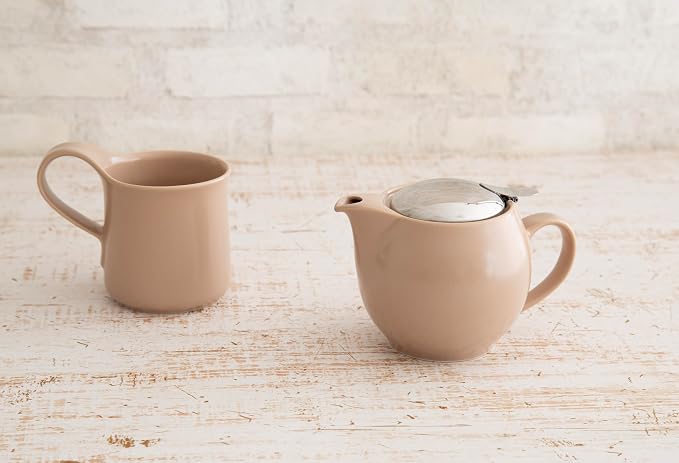 ZERO JAPAN Bee House Ceramic Coffee Mug - Microwave & Dishwasher Friendly Mugs with Handle - Cup for Tea, Coffee & Hot Drinks - Silky Beige (9 oz)