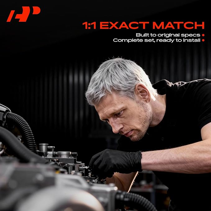 A-Premium A/C Suction Hose & Discharge Line Hose Assembly Compatible with Chevrolet Camaro, 2012 2013 2014 2015, 3.6L