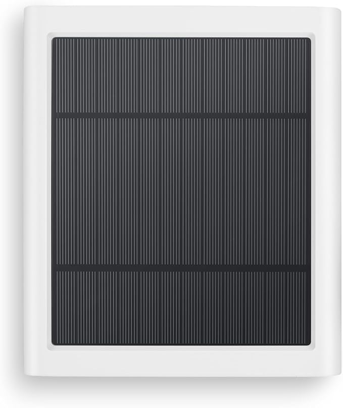 Solar Panel for Ring Camera, 4W Solar Charger Compatible with Rings Spotlight &Stick Up Outdoor Cam Battery, 10ft Long Cable with USB-C to Ring Barrel Plug Adapter