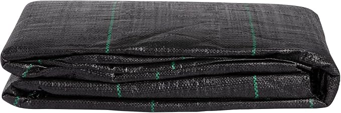 VEVOR Driveway Fabric, 12.5x30ft-3.5oz Woven Landscape Fabric, Weed Fabric Barrier Heavy Duty, Garden Fabric Weed Barrier, Weed Control Fabric, Geotextile Fabric, Weed Block Gardening Mat, Landscaping