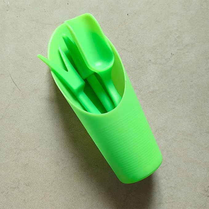 Soil Scoop for Indoor Plants - Plastic Mini Garden Plant Care Shovel Hand Tools Transplanting Succulent Cultivation Digging Scoops Kits, Green