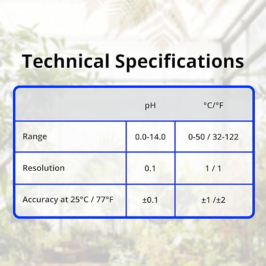 Bluelab pH PenPlus – Replaceable Probe pH & Temperature Meter, IP68 Waterproof, Backlit Display, Easy 2-Point Calibration – Includes Calibration & KCl Storage Solution – Made in NZ