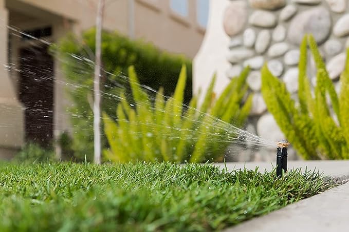 Rain Bird 12SAPROPR Pressure Regulating (PRS) High-Efficiency Pro Rotary Sprinkler, Hand Adjustable 45° - 270° Pattern, 13' - 18' Spray Distance, 4" Pop-up Height