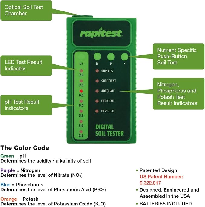 Luster Leaf 1605 Rapitest Digital Soil testing Kit