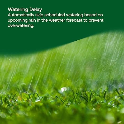 Rain Bird ARC8 App-Based Indoor/Outdoor Smart WiFi Irrigation Sprinkler Timer/Controller, 8-Zone/Station, EPA WaterSense Certified, Compatible with Alexa, Indoor/Outdoor 8-Station