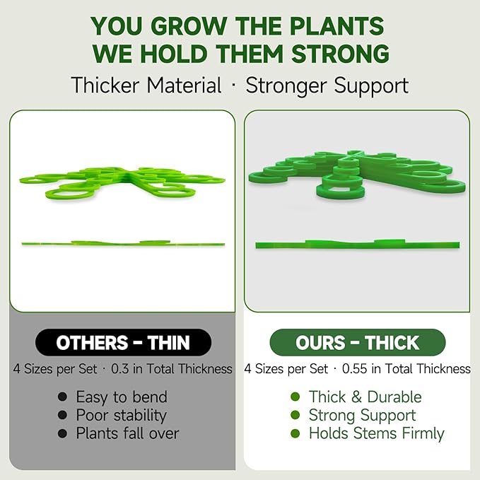 16PCS Plant Stem Support, Plant Stem Holder for Indoor Plants, Climbing Houseplant Stem Supports, Reusable Plant Stabilizer