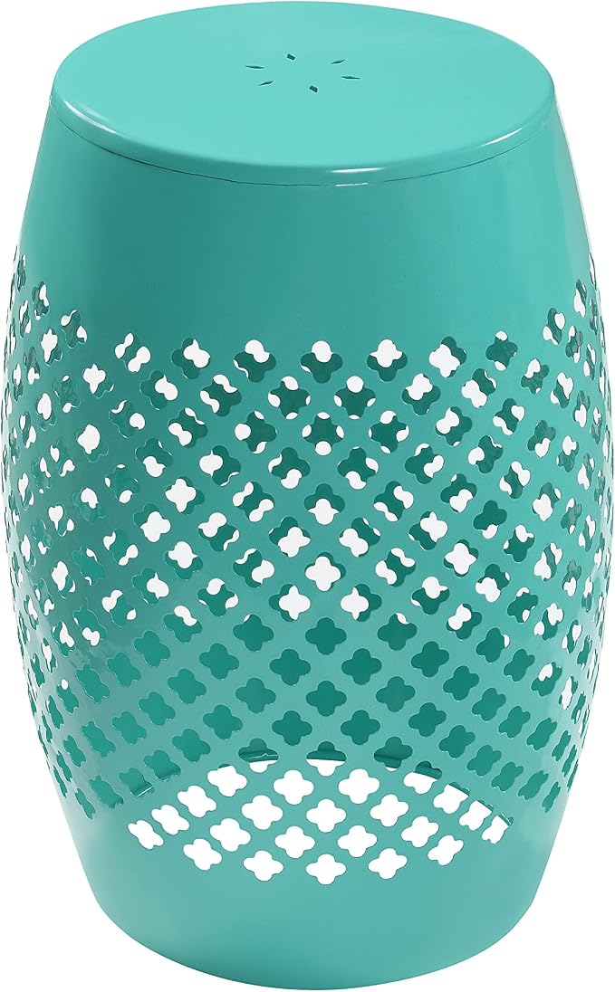 Outdoor 12" Iron Side Table, Outdoor Side Tables, Round Patio Side Table End Table