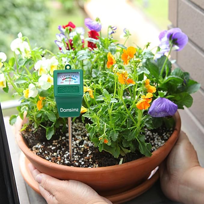 2 Packs Soil Moisture Meter for House Plants, Plant Water Meter, Plant Moisture Meter Soil Tester, Hydrometer for Plants Care, Gardening, Indoor and Outdoor Plants, No Battery Needed | Instant moisture readings help prevent over & under watering. No ba...
