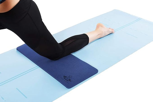 Heathyoga Yoga Knee Pads Cushion Non-Slip Yoga Mat Thick Yoga Accessories for Women Workout Pilates Kneeling Pads for Working out Exercise 26"x10"x0.5"