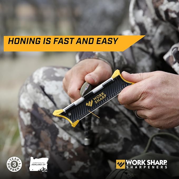 Work Sharp Portable Pocket and Hunting Knife Sharpener, WSGPS-W